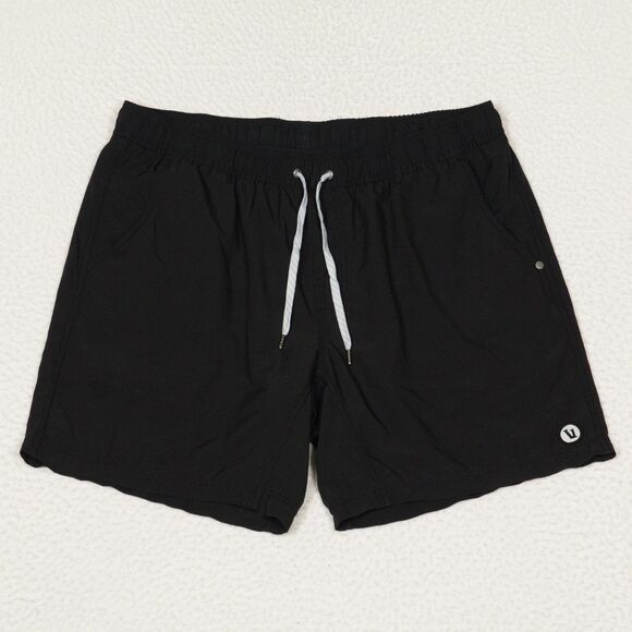 Vuori Kore Short Mens XL Black 7" Inseam Lined Boxer Stretch Classic Fit V302 - Picture 1 of 16
